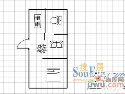 北方汽配2室1厅1卫户型图