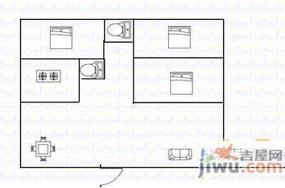 御园小区3室2厅2卫153㎡户型图