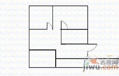 胜利油田疗养院3室2厅1卫户型图