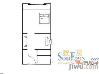 同合里1室1厅1卫户型图