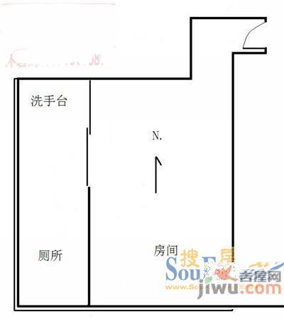 前进路3室2厅1卫户型图