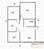 御景园3室1厅1卫户型图
