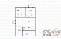 幸福东路2室2厅1卫66㎡户型图