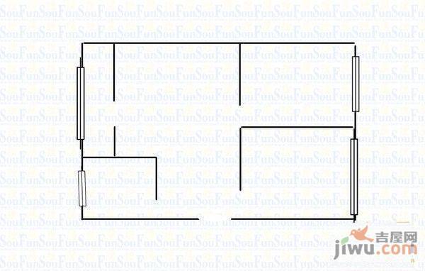 卧龙小区2室2厅1卫户型图