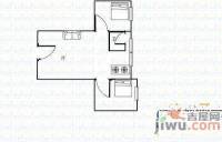 西山颐苑2室2厅1卫户型图