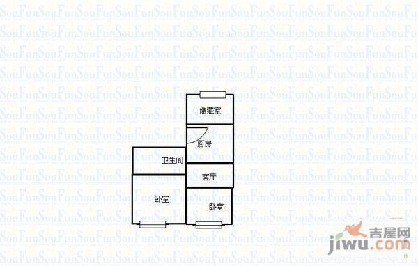 非常公寓1室1厅1卫户型图