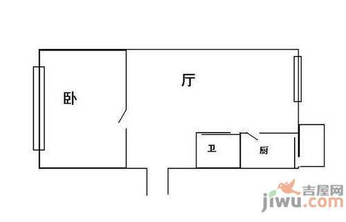 东轸格庄3室2厅1卫户型图