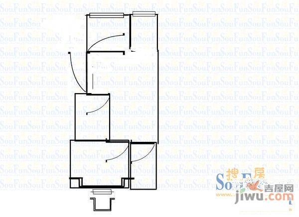 正农小区3室2厅1卫户型图