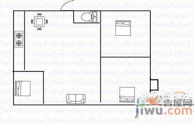 声远山庄3室2厅1卫112㎡户型图