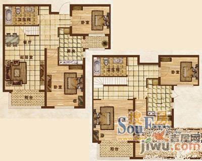 声远山庄3室2厅1卫112㎡户型图