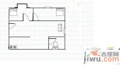 鑫龙佳苑2室1厅1卫户型图
