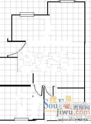 鑫龙佳苑2室1厅1卫户型图