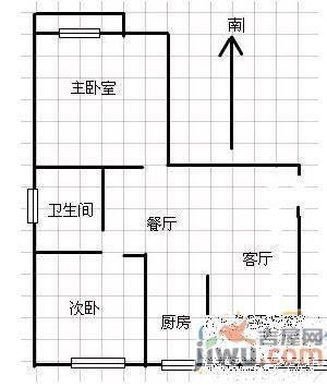 静海小区2室1厅1卫90㎡户型图