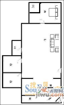 益丰小区3室2厅1卫户型图