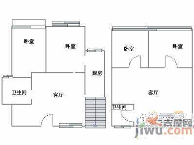 怡海翠庭3室2厅1卫户型图