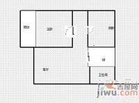 银芝小区2室1厅1卫50㎡户型图