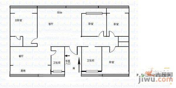 海昌渔人码头5室3厅2卫户型图