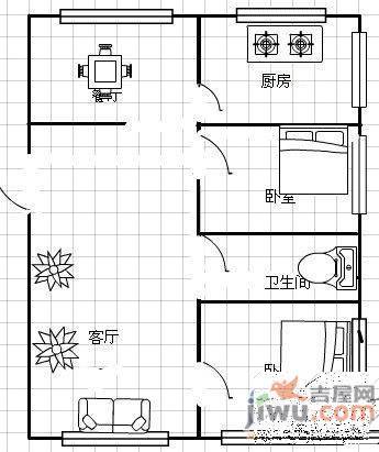 三水佳苑3室2厅1卫户型图