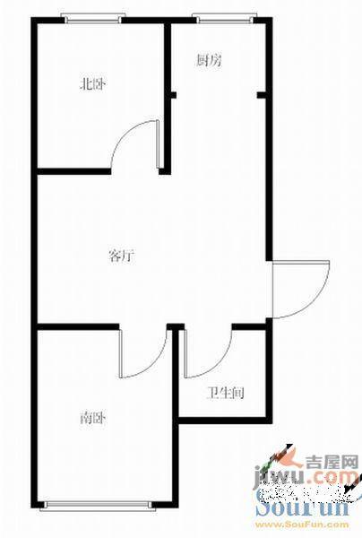 宏远小区3室2厅1卫户型图