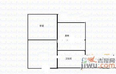 全德大厦3室2厅1卫户型图