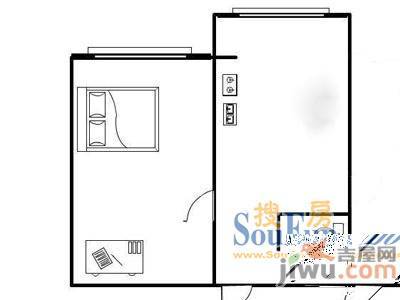 全德大厦3室2厅1卫户型图