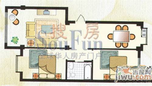 阳光富景花园3室2厅2卫136.6㎡户型图