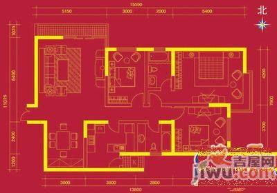 泰安小区3室2厅2卫112㎡户型图