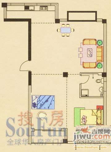 雪玉花苑2室2厅1卫113.4㎡户型图