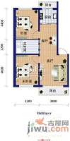上林苑2室2厅1卫户型图