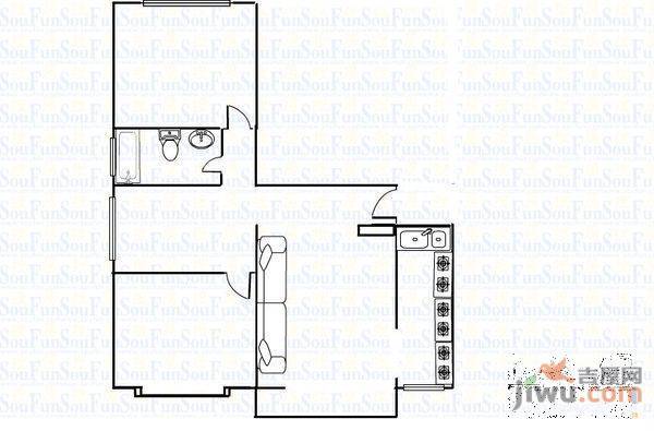 怡海翠庭3室2厅1卫户型图