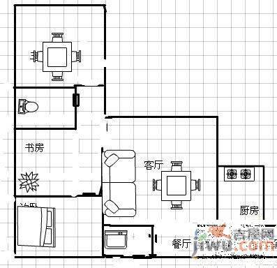 怡海翠庭3室2厅1卫户型图