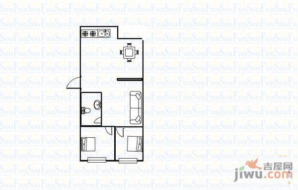 福祥新苑3室2厅1卫127㎡户型图