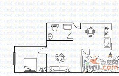 福祥新苑3室2厅1卫127㎡户型图