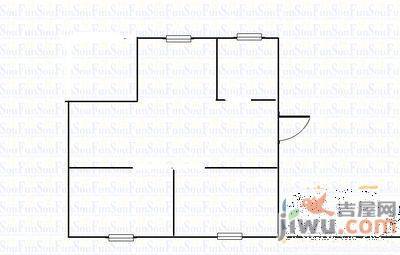 开元新村2室2厅2卫79㎡户型图