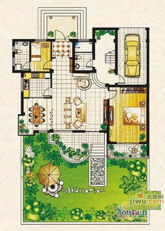 帝豪庄园5室3厅4卫291.4㎡户型图