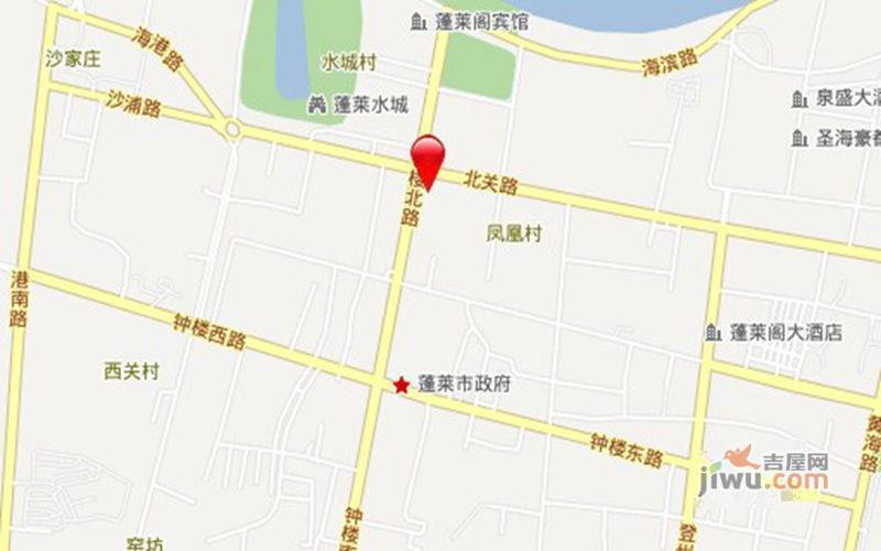 悦动港湾位置交通图