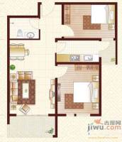 香港国际2室2厅1卫户型图