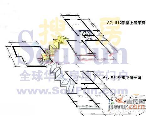 学府蓝山2室2厅1卫户型图