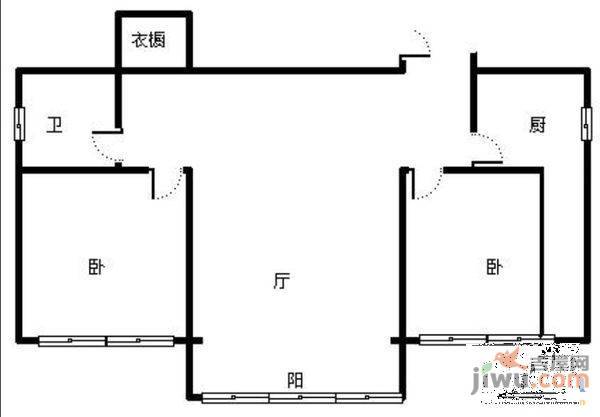 鲁能康桥3室2厅2卫147.8㎡户型图