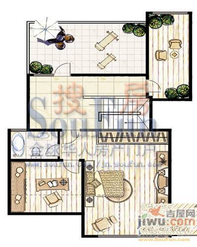 祺苑4室2厅4卫235.5㎡户型图