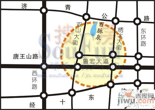 明珠时代广场上城位置交通图图片