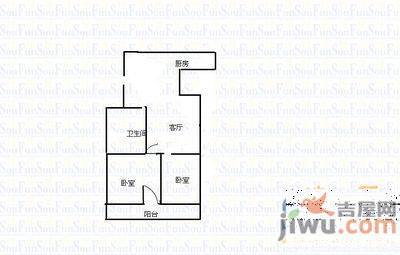 交警小区2室2厅1卫114㎡户型图