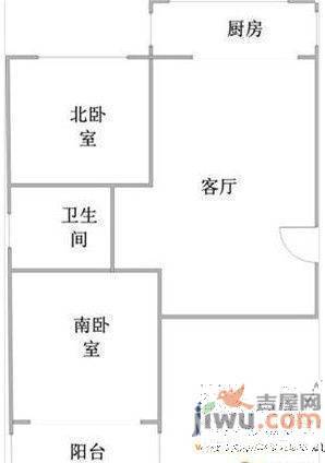 山岭丽城3室2厅1卫126㎡户型图