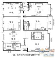 阳光舜城南山苑4室2厅3卫226.7㎡户型图