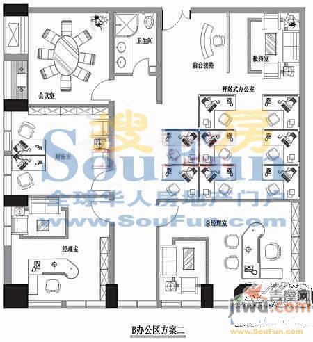 大地华园普通住宅129.2㎡户型图