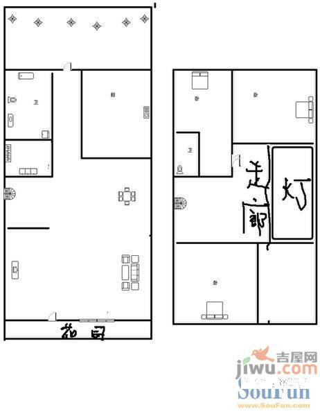 凤鸣山庄5室2厅3卫户型图