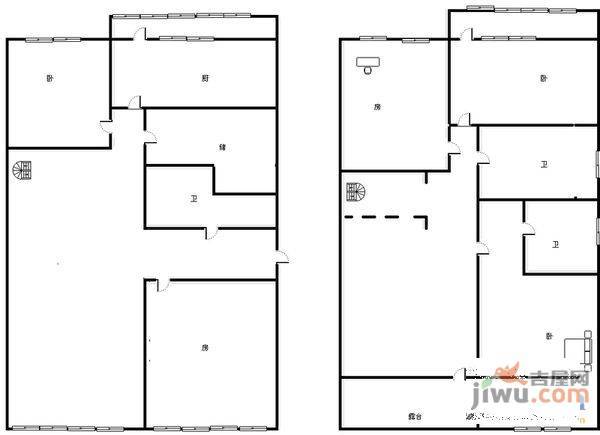 凤鸣山庄5室2厅3卫户型图