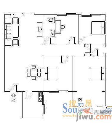 阳光舜城中十四区3室0厅0卫户型图