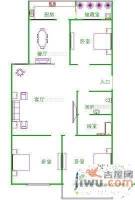 电力研究院宿舍3室1厅1卫126㎡户型图