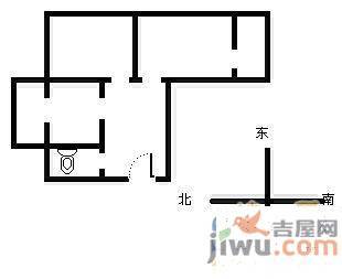 省安全厅宿舍2室2厅1卫100㎡户型图